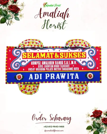 Papan Bunga Ucapan Selamat Pajagan